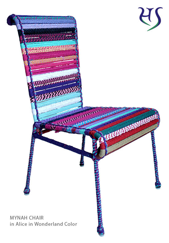 Mynah Chair  Alice in Wonerland Color Pair - Katran Collection by Sahil & Sarthak